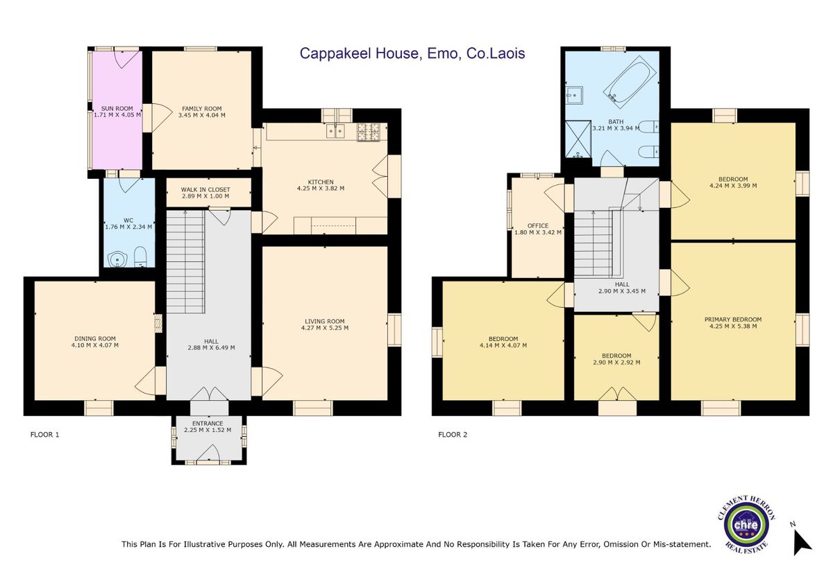 Georgian Residence For Sale: Cappakeel House, Cappakeel, Emo, Co. Laois